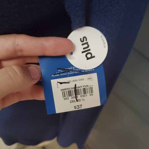 Arizona Jean Co 2XL Plus Long Sleeved Plush Knit Top "Non Stop Fun" NWT - Picture 5 of 8